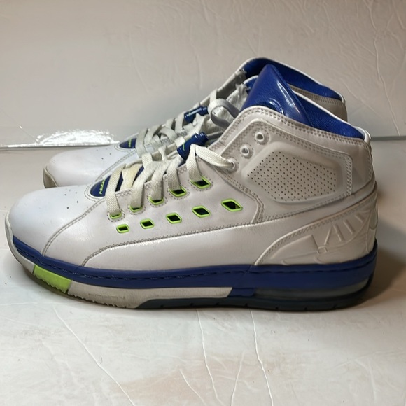 Air Jordan white ghost green with blue size 11 - Picture 4 of 6